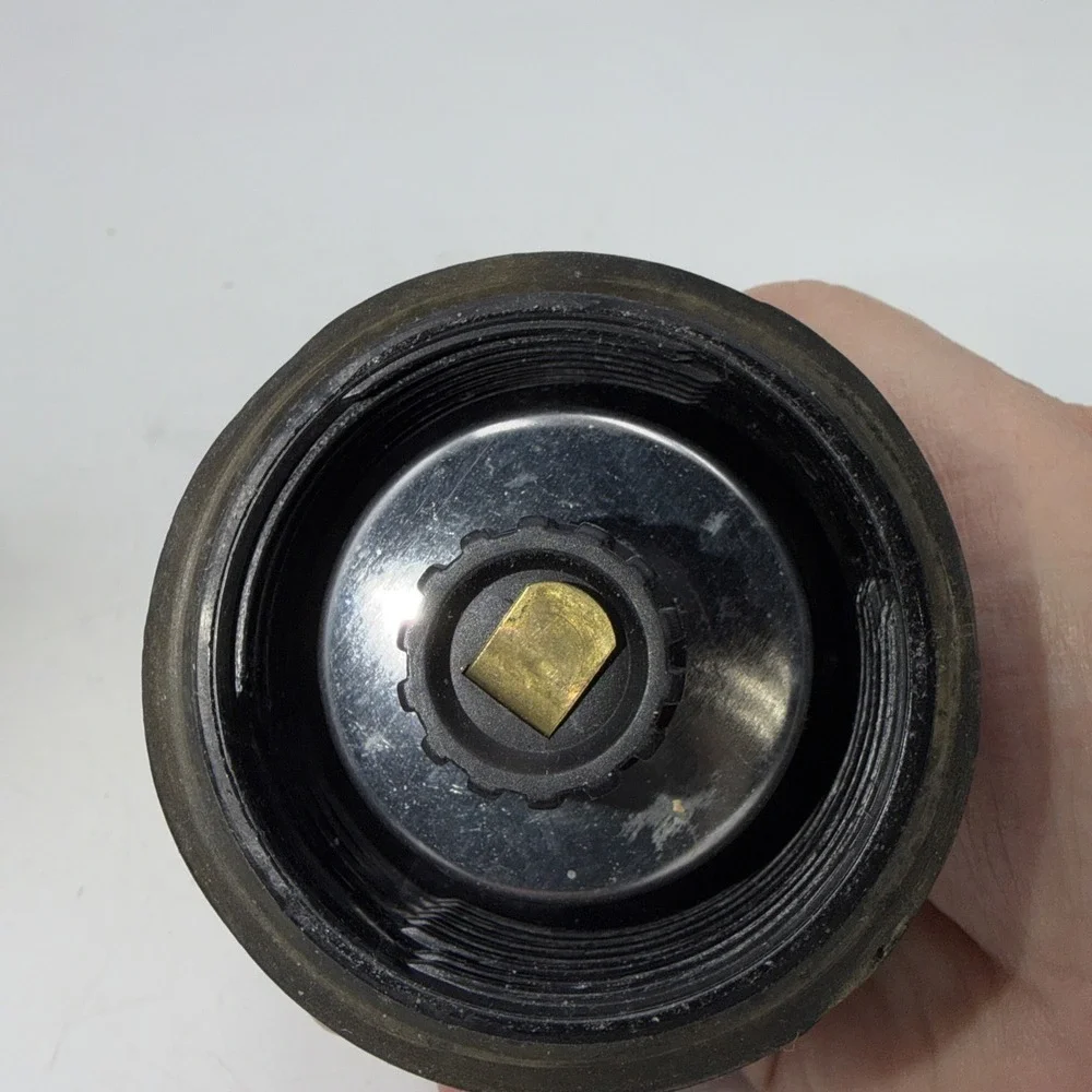 Vtg Garrity Flashlight Rubber Impact Resistant Rugged Outdoors Light Waterproof